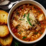 Crockpot Chicken Parmesan Soup First Image