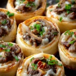 Irresistible Cheese Steak Pinwheels – Perfect Super Bowl Snack First Image