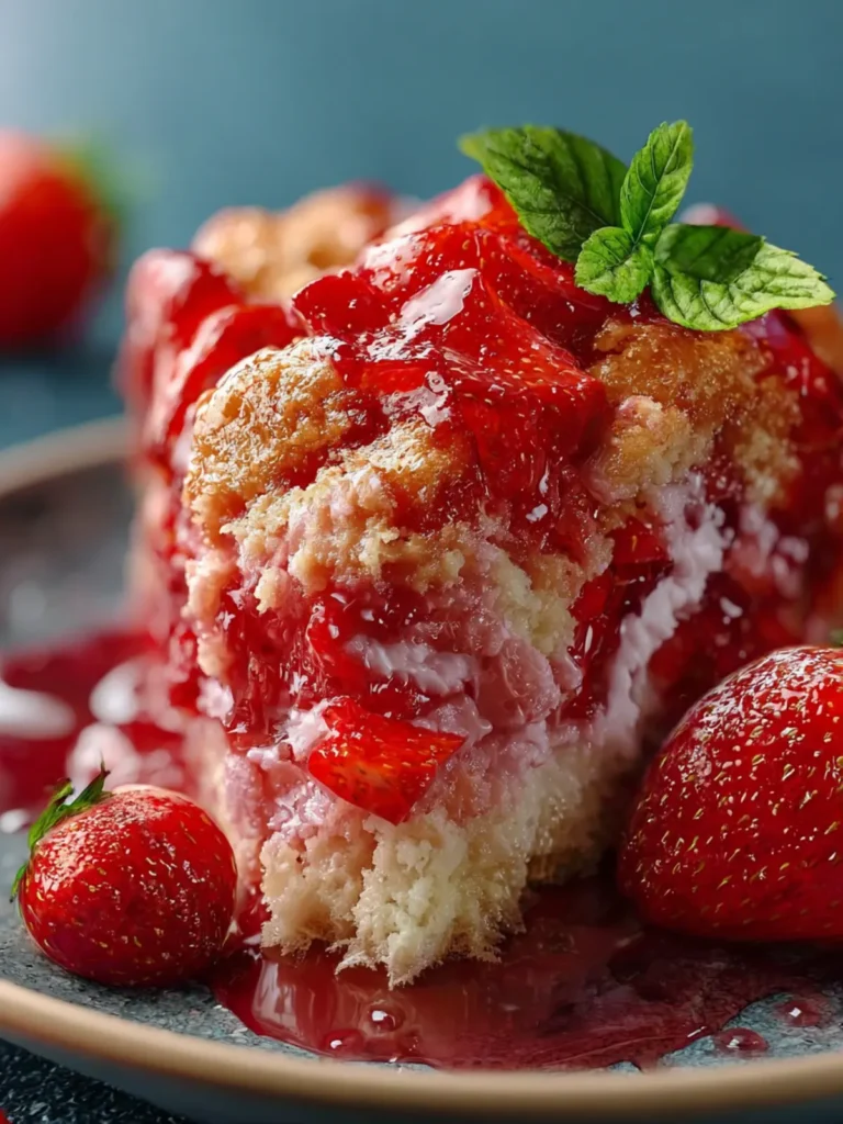 Strawberry Dump Cake First Image