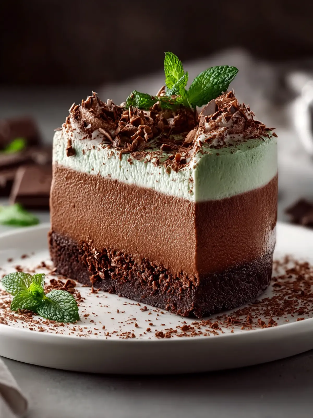 Mint Chocolate Mousse Cake First Image