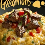 Creamy Queso Rice with Juicy Steak Strips: An Incredible Ultimate Recipe First Image