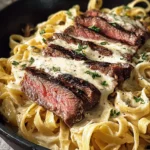 Indulgent Steak Alfredo: A Creamy Dinner Delight First Image