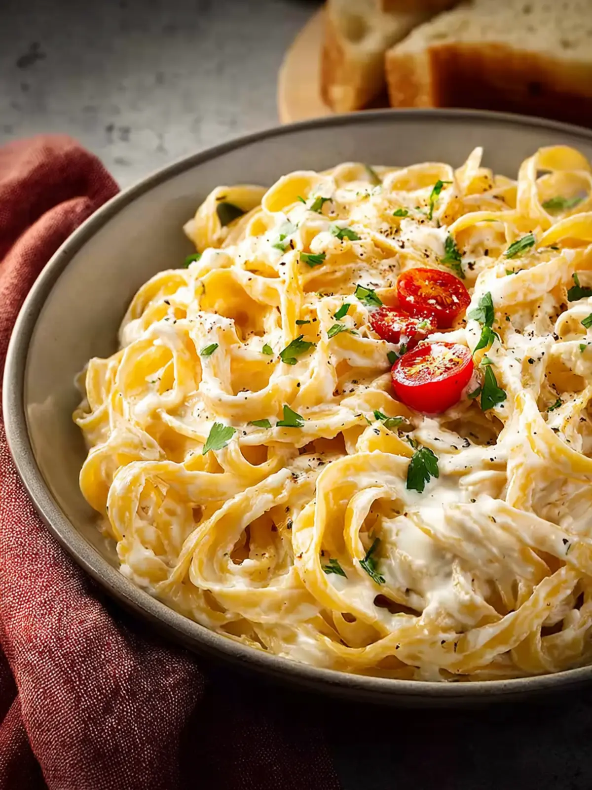 High Protein Cottage Cheese Alfredo First Image