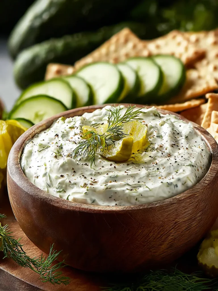 Zesty Dill Pickle Dip Recipe: A Must-Try Snack Delight First Image