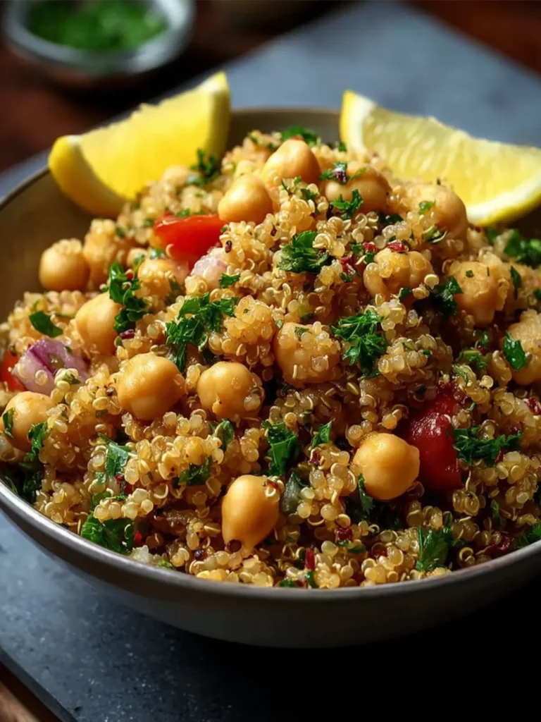 Lemon Herb Quinoa with Chickpeas First Image