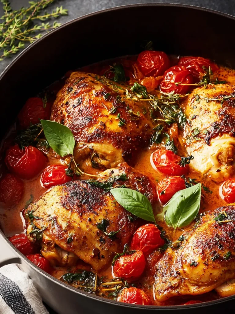 Irresistible One-Pot Italian Chicken Recipe for Family Meals First Image