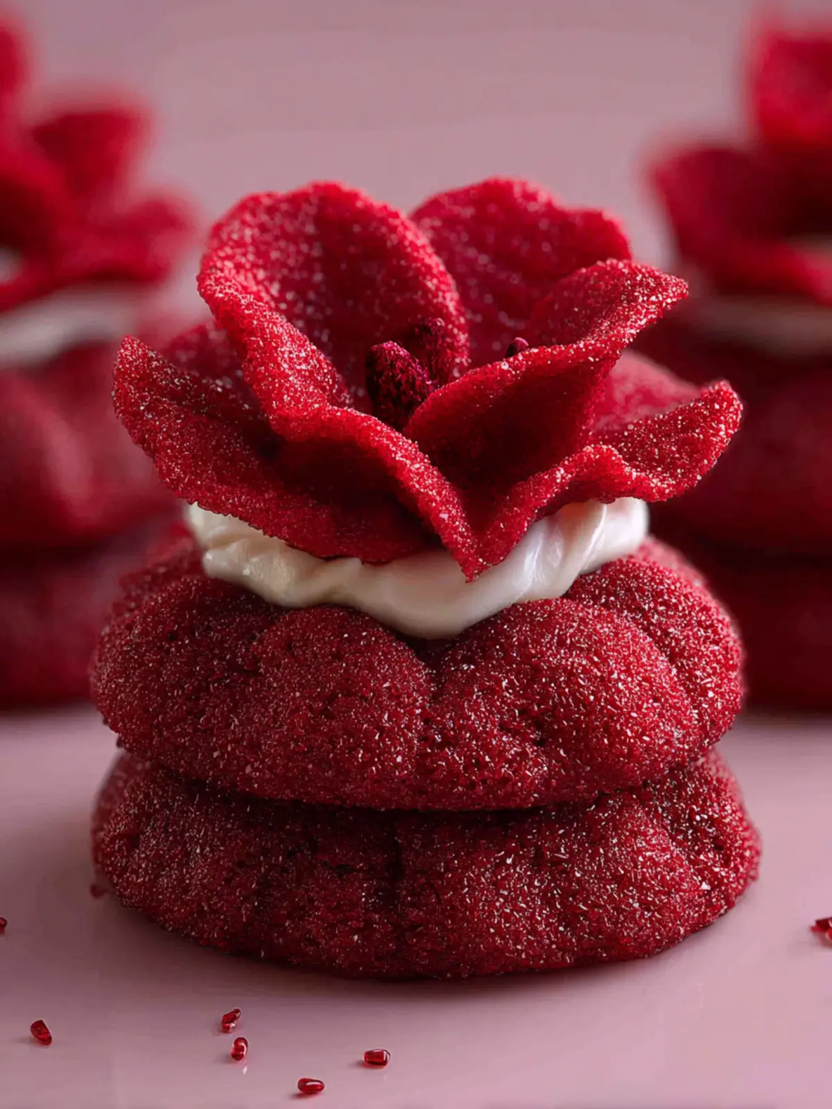 Easy Red Velvet Blossoms First Image