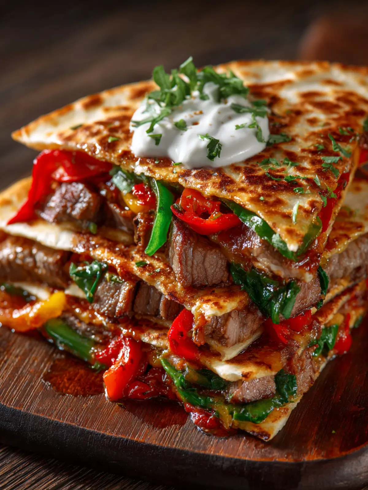 Irresistible Steak Fajita Quesadillas Recipe – Easy & Delicious First Image