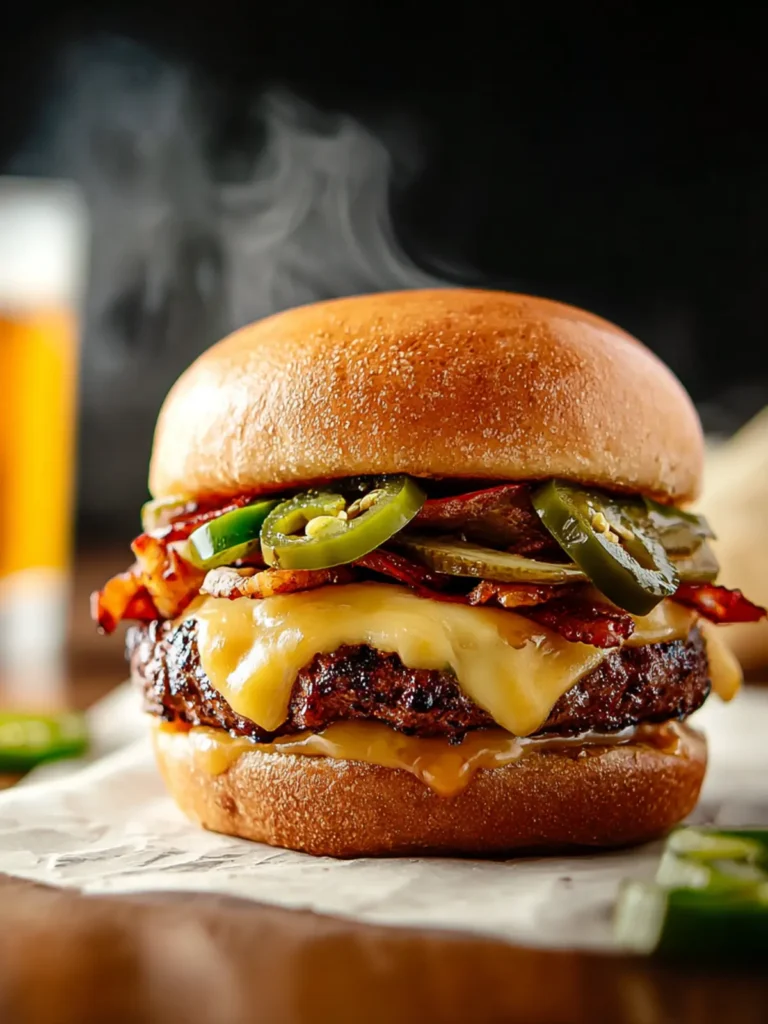 Spicy Jalapeño Smash Burgers: A Flavor Explosion! First Image