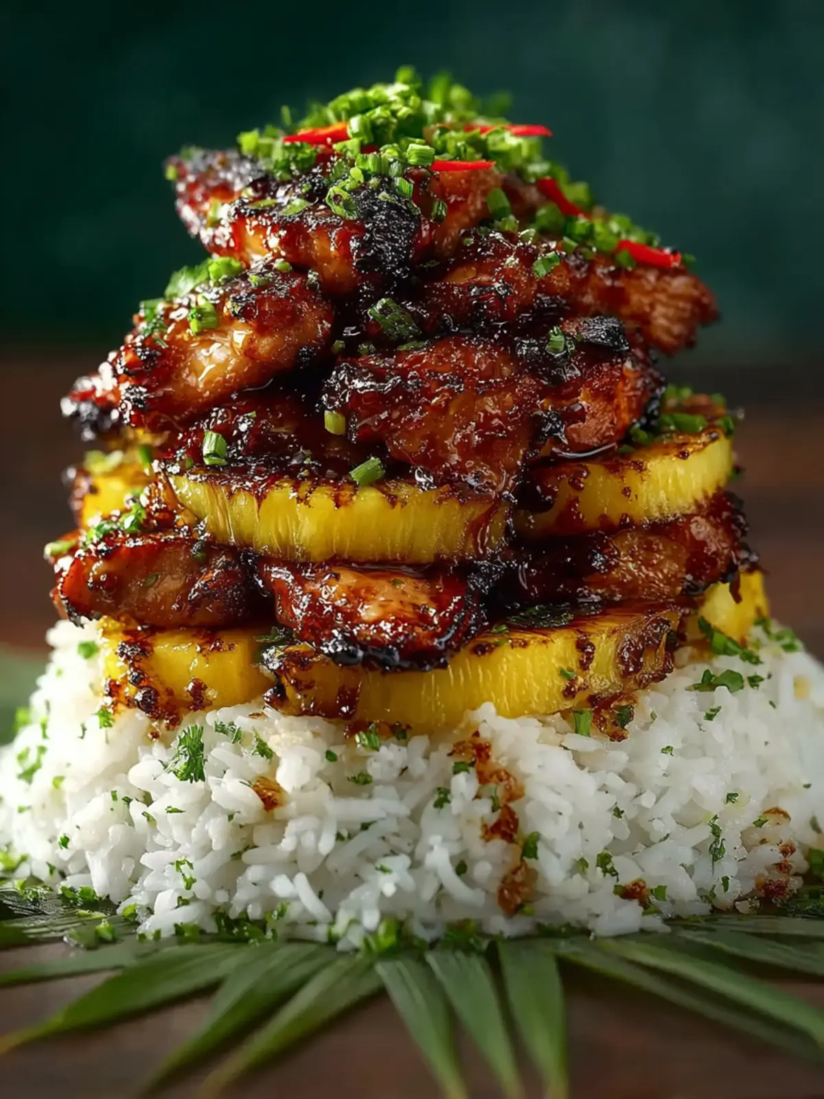 Hawaiian Huli Huli Chicken Stack First Image