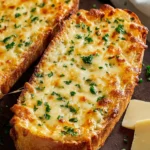 Irresistible Cheesy Garlic Bread Recipe You Must Try First Image