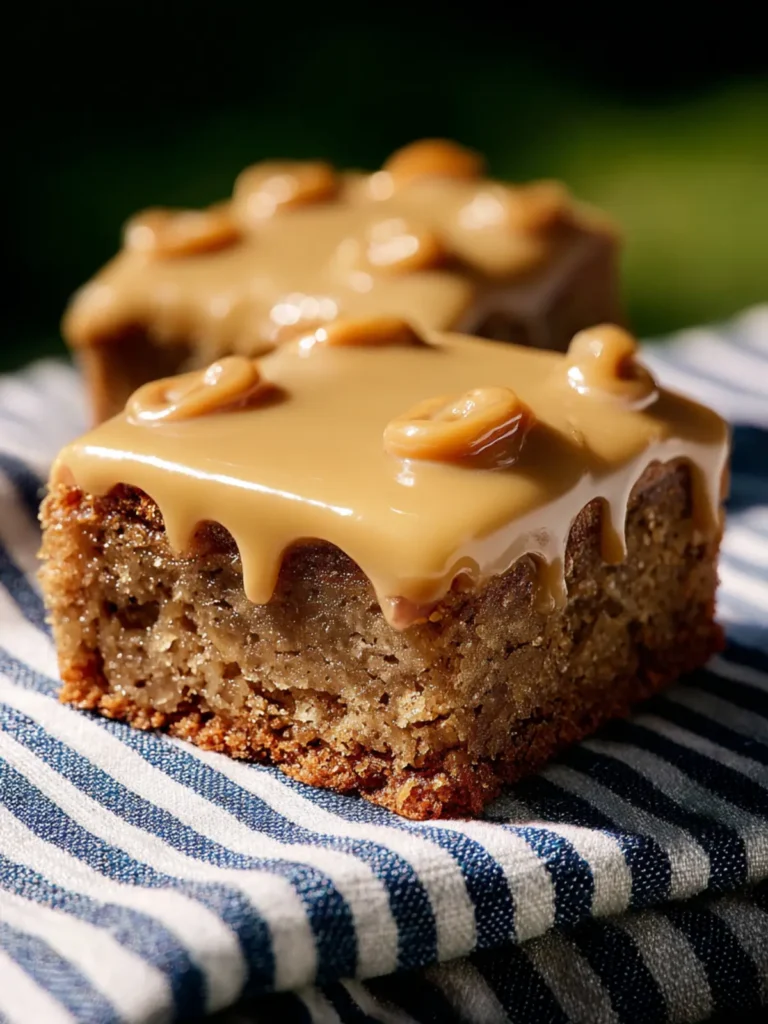 Irresistible Banana Bread Bars with Salted-Toffee Icing First Image