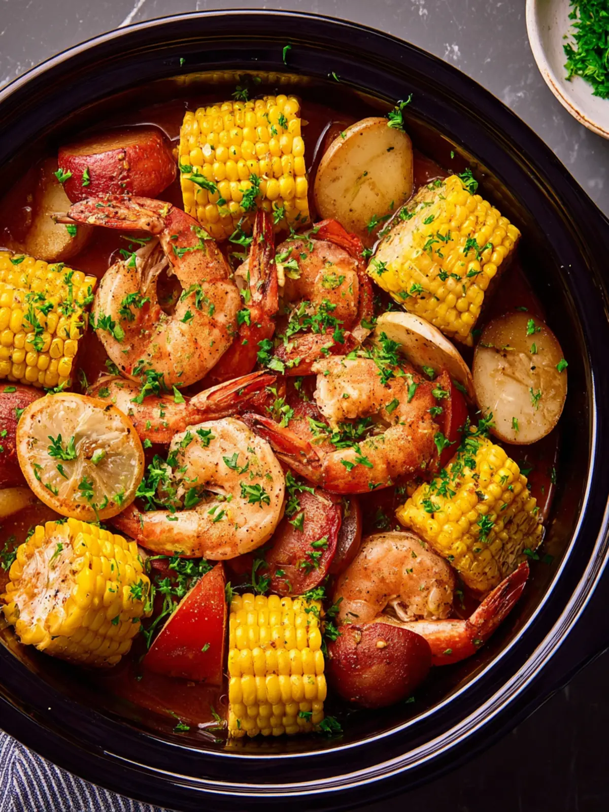 Slow Cooker Shrimp Boil: All the Flavor, None of the Backyard Chaos First Image