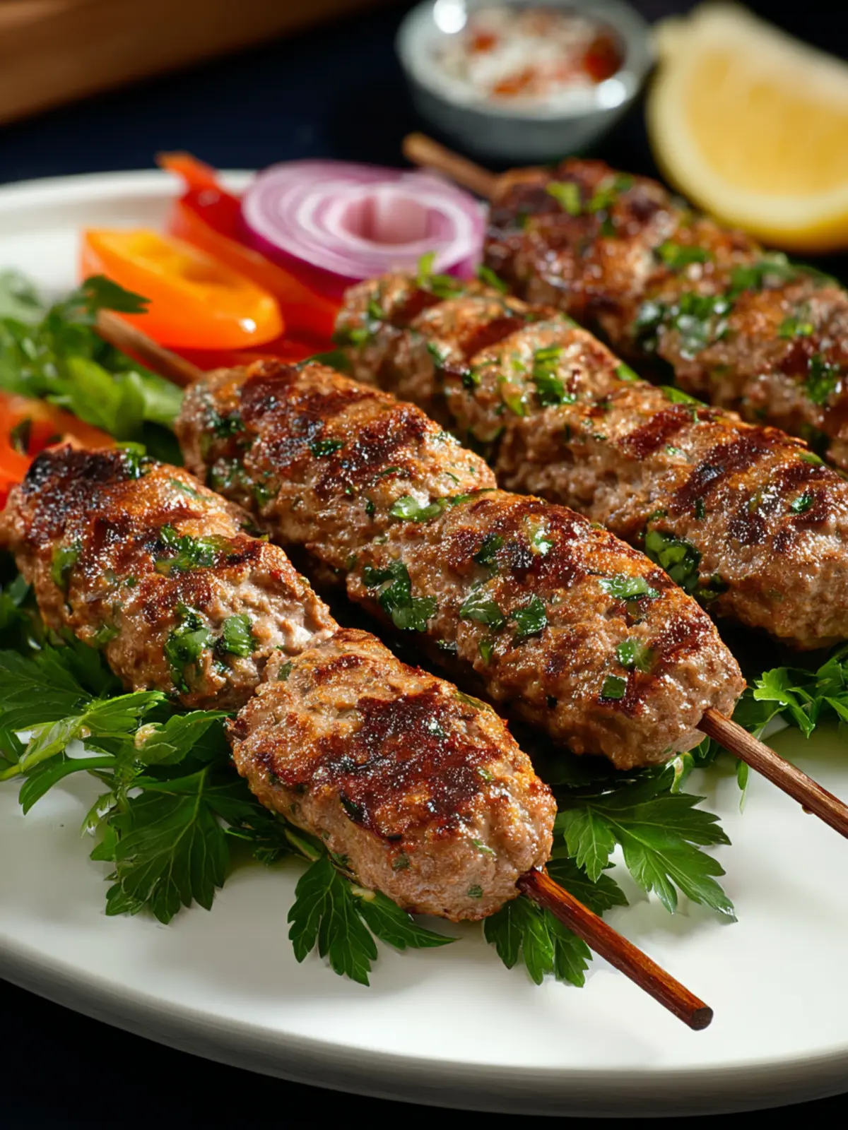 Flavorful Grilled Ground Turkey Kofta Kebabs Recipe First Image
