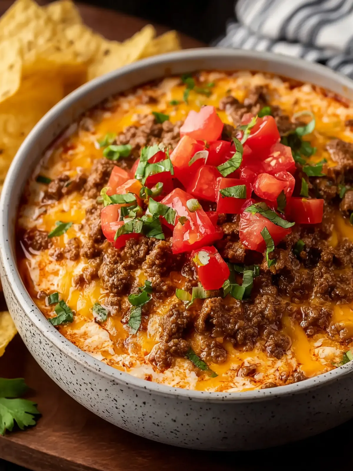 Mouthwatering Crockpot Rotel Dip With Ground Beef First Image