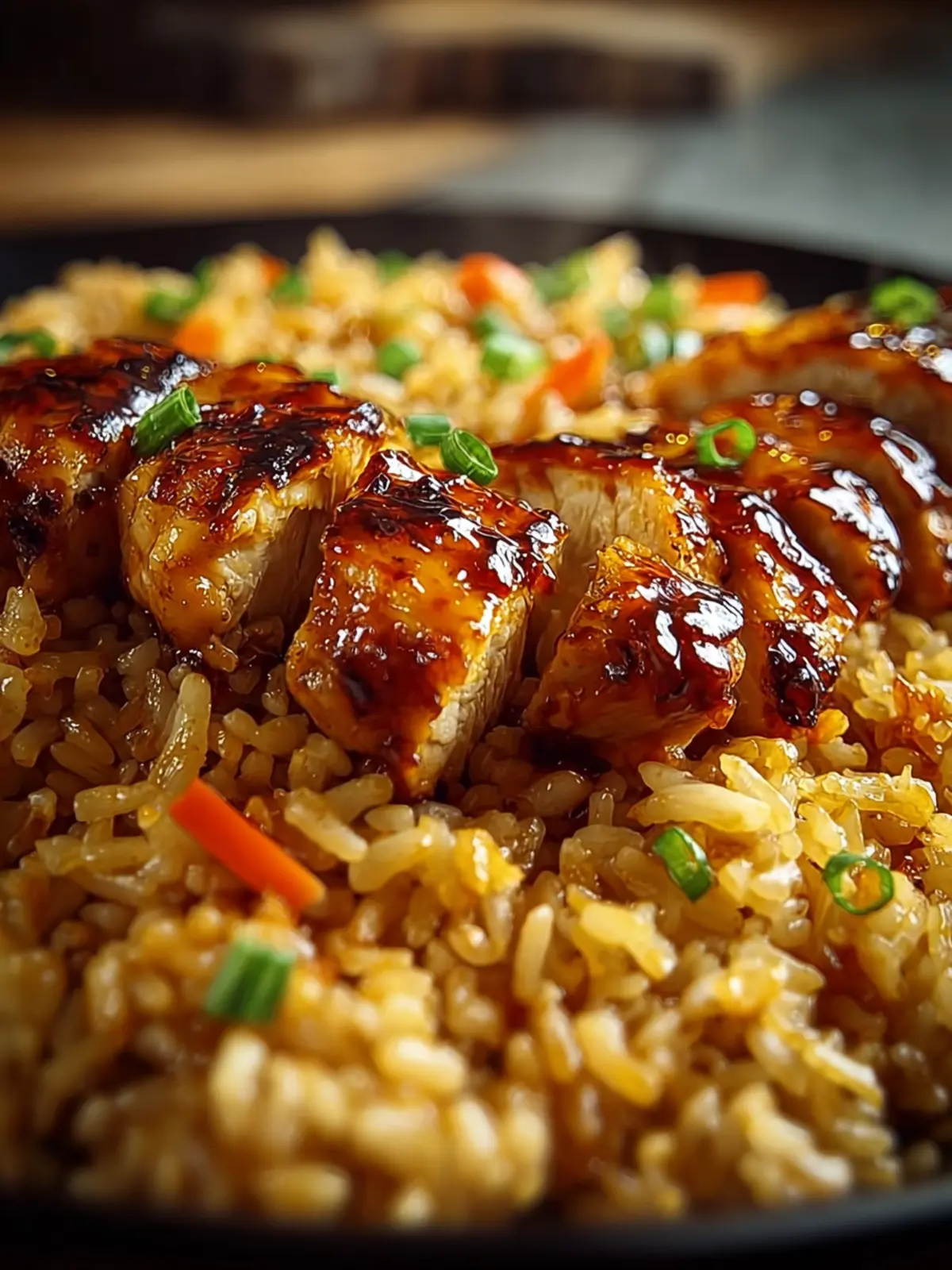 Honey BBQ Chicken Rice First Image