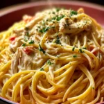 Creamy Crockpot Chicken Spaghetti: Effortless Comfort Food First Image