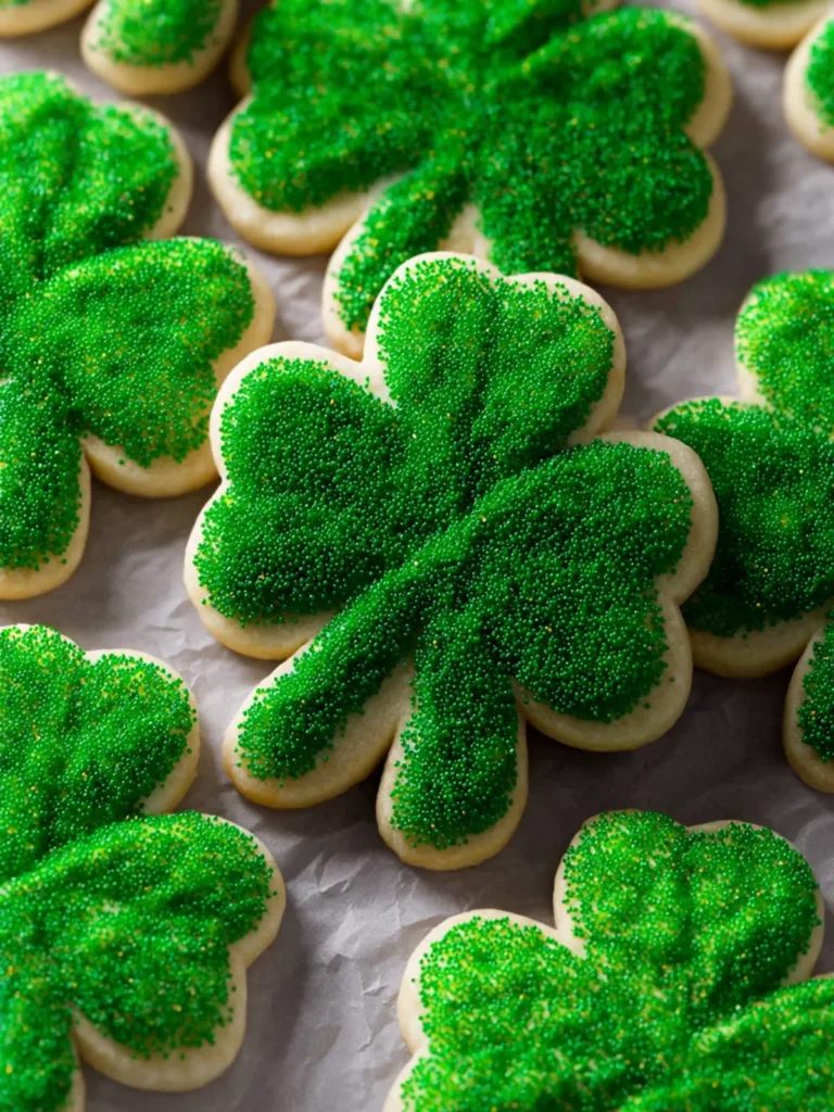 Shamrock Sugar Cookies for Festive Celebrations First Image