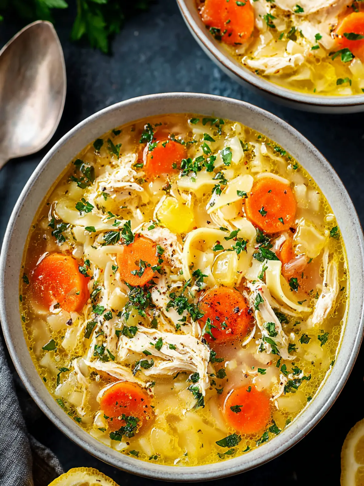 Comforting Chicken Pastina Soup for Cozy Nights First Image