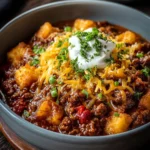 Slow Cooker Cowboy Casserole First Image