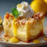 Lemon Cream Cheese Dump Cake First Image