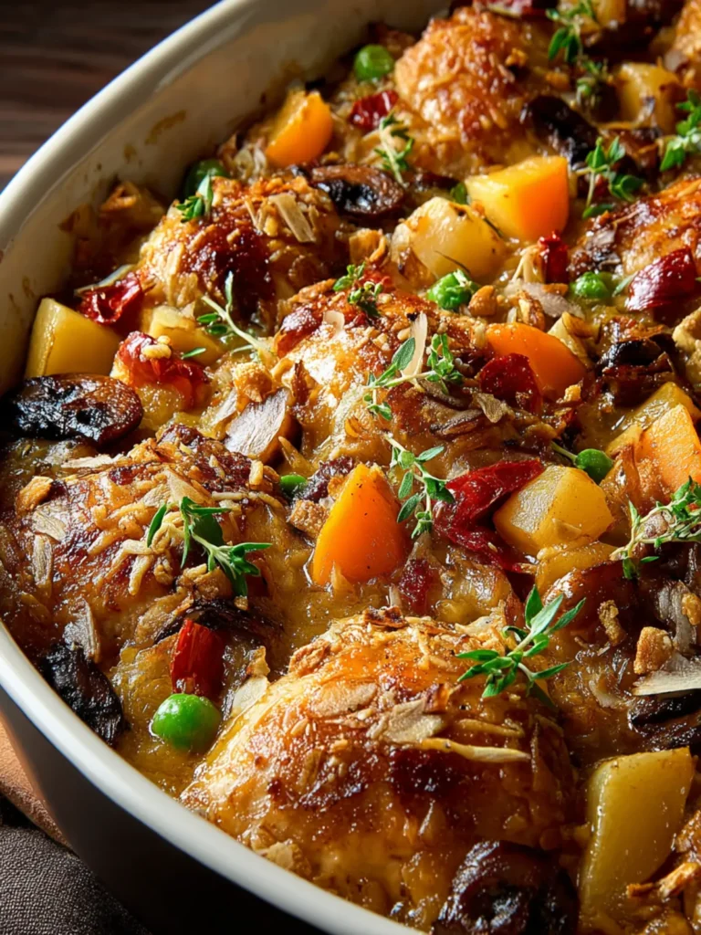 Irresistible Healthy Harvest Chicken Casserole Recipe First Image