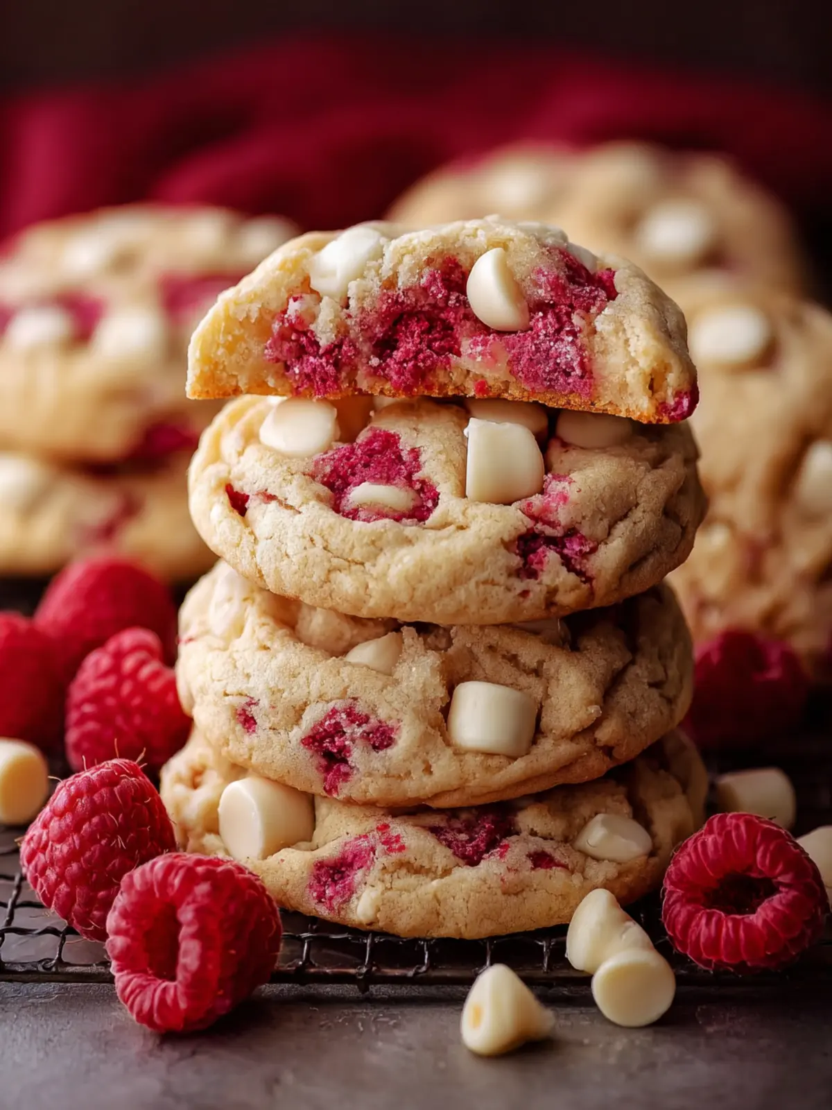 Gooey Raspberry White Chocolate Cookies: 9 Foolproof Steps for Soft Centers First Image