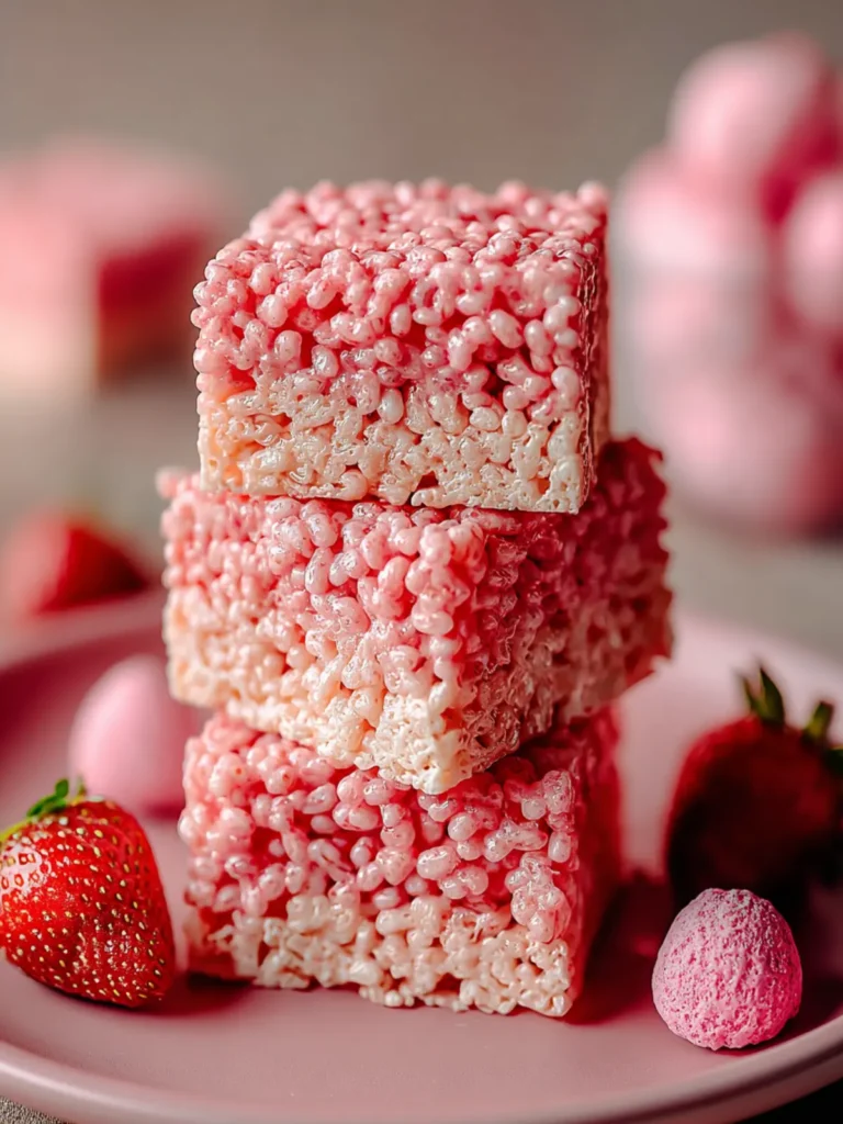 Irresistible Pink Rice Krispie Treats Recipe for Fun Parties First Image