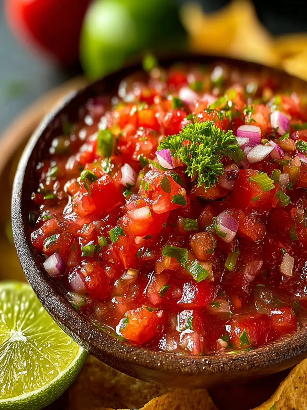 Zesty Restaurant Style Salsa: A Flavorful Fiesta Delight First Image