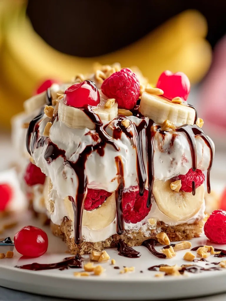 Irresistible Banana Split Cake: A Sweet Nostalgic Treat First Image