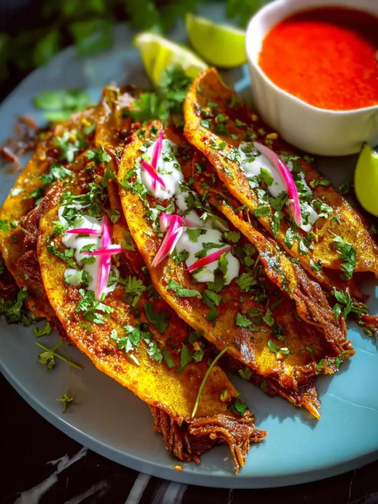 Homemade Crispy Birria Tacos First Image