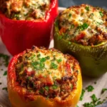 Savory Stuffed Bell Peppers for a Cozy Dinner Night First Image