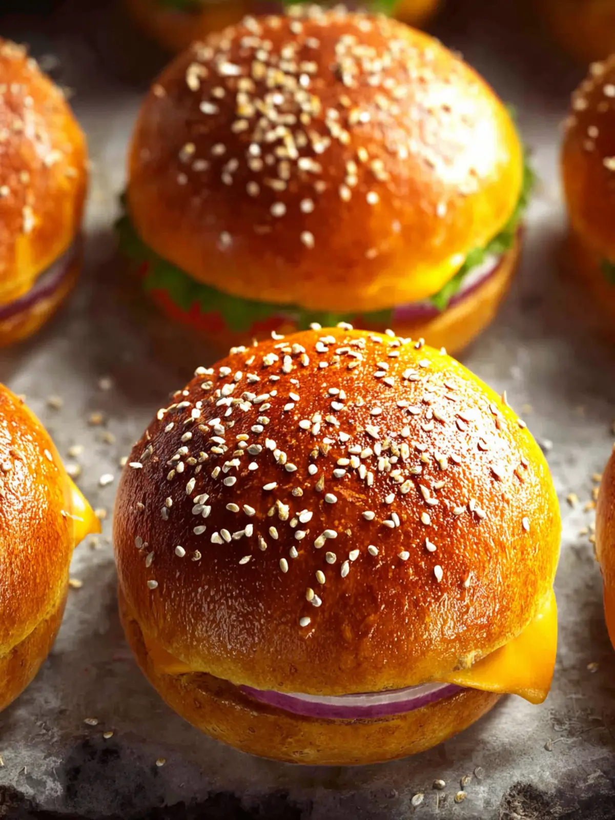homemade hamburger buns First Image