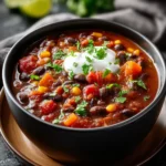 Easy Black Bean Chili – Healthy, Low Fat, and Ready in 30 Minutes First Image
