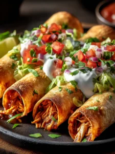 Crispy Chicken Taquitos: A Flavorful Fiesta Delight First Image