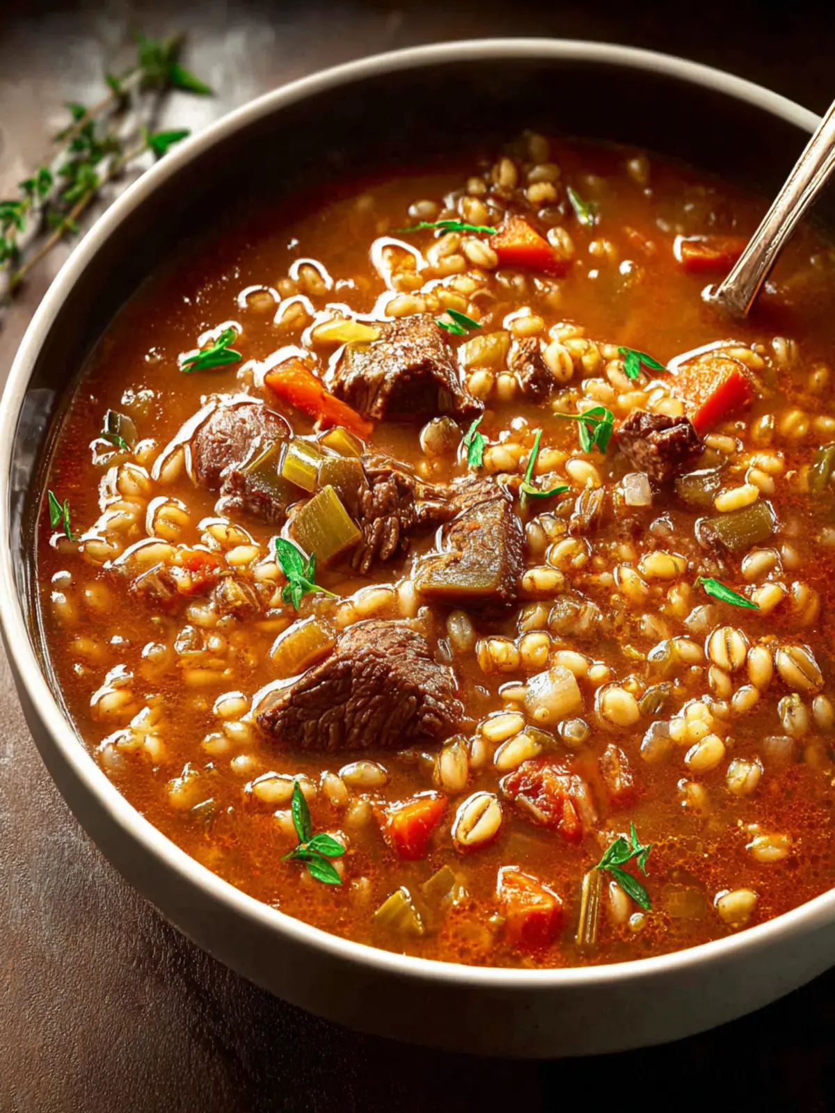 beef barley soup First Image