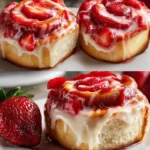 Strawberry Cheesecake Cinnabon Rolls First Image