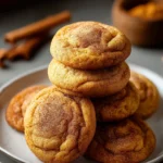 Brown Butter Pumpkin Snickerdoodle Cookies First Image