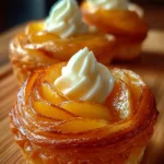 Irresistible Peach Pie Cruffins – A Summer Delight! First Image