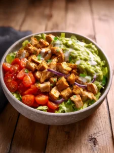 Chicken & Guacamole Bowl – Healthy Protein Meal First Image