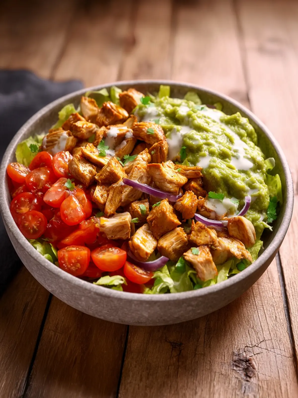 Chicken & Guacamole Bowl: Your Best Healthy Protein Meal!