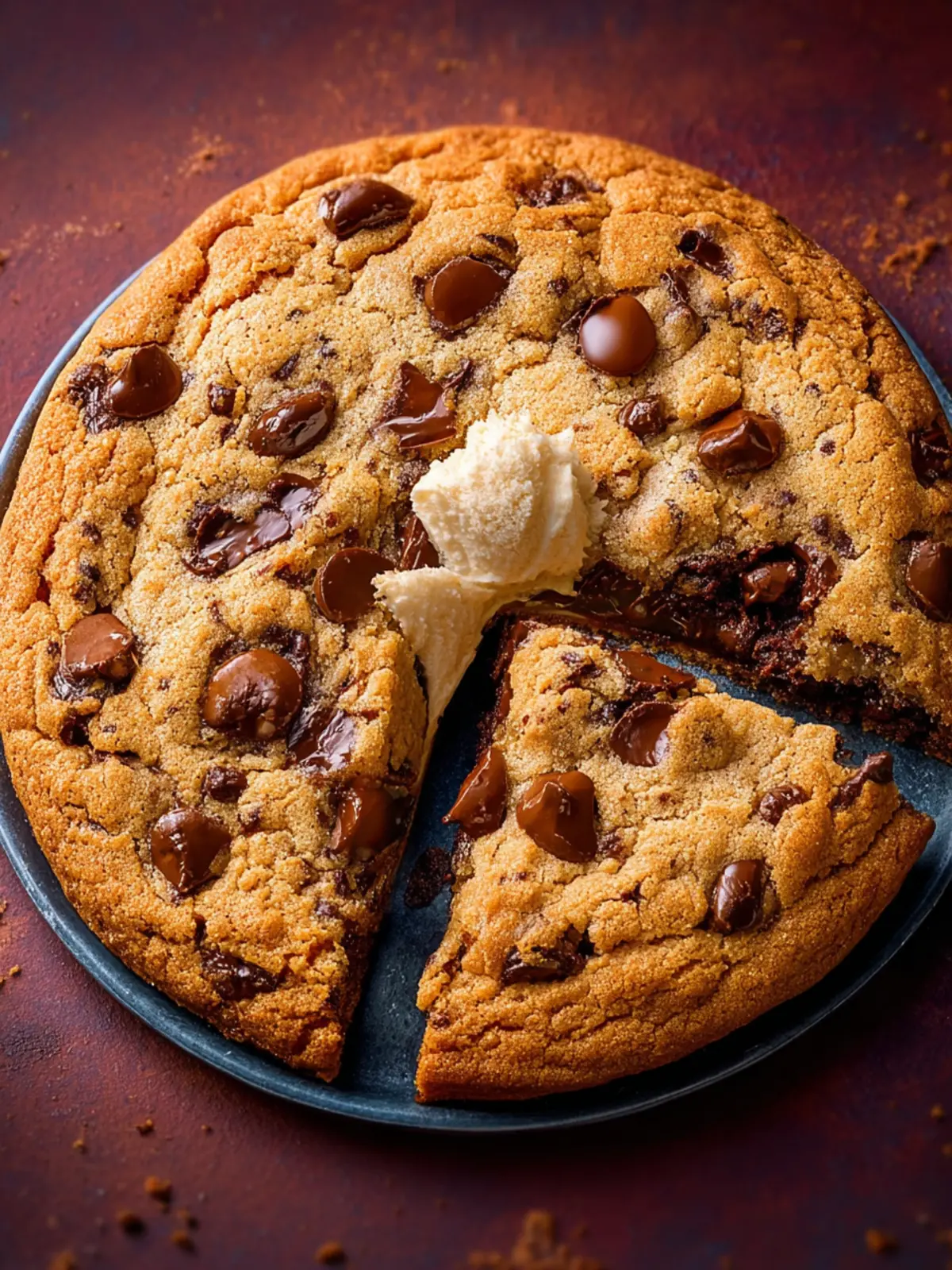Giant Chocolate Chip Cookie: Irresistibly Soft & Chewy Delight