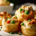 Easy Chicken Pot Pie Bites with Biscuits First Image