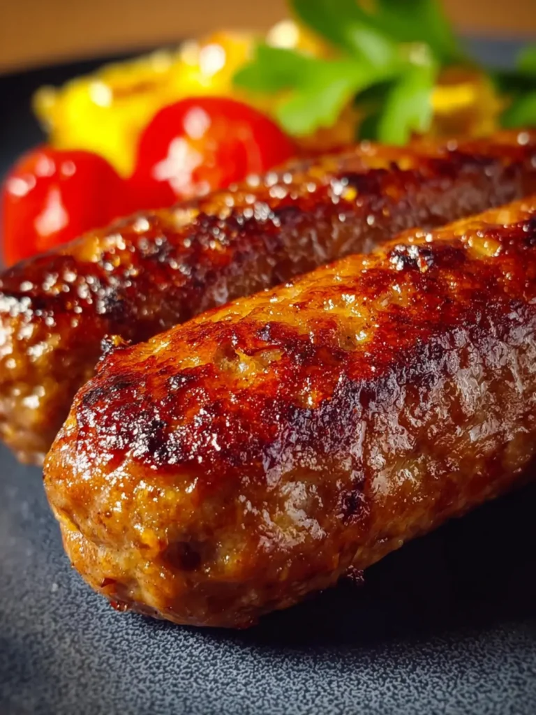 Homemade Beef Breakfast Sausage First Image