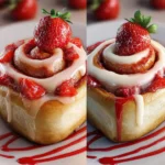 Strawberry Cheesecake Cinnabon Rolls First Image