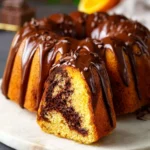 Orange Chocolate Bundt Cake (ganache glaze) First Image