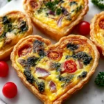 Irresistible Easy Heart Shaped Quiche for Brunch Delight First Image