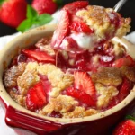 Easy Strawberry Cobbler First Image