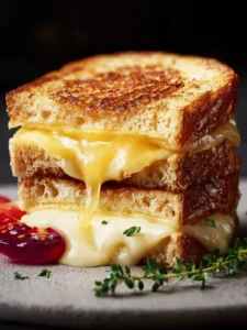 Gourmet Grilled Cheese (Brie and Cheddar) First Image