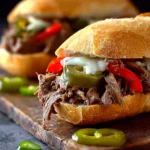 Crock Pot Italian Beef Sandwiches First Image